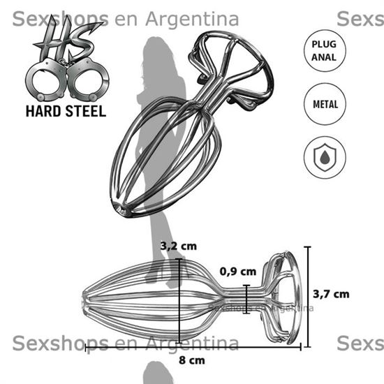 Plug anal de metal Medium